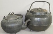 CAST IRON TEAKETTLE & WATER BO