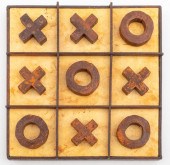 CAST IRON TIC TAC TOE GAME BOA