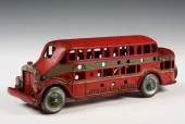 CAST IRON TOY BUS - 'Pickwick