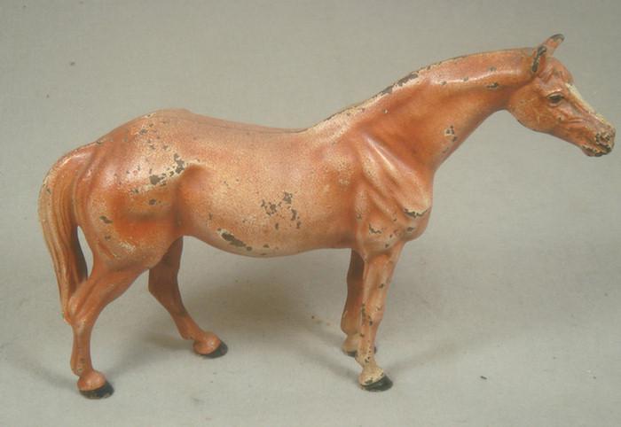 Cast iron toy horse, three