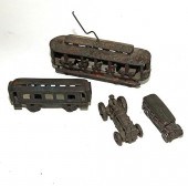 CAST IRON TOY LOTA lot of 4 ca