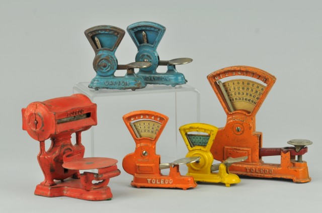 CAST IRON TOY SCALES Includes