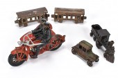 CAST IRON TOYS WITH HUBLEY IND