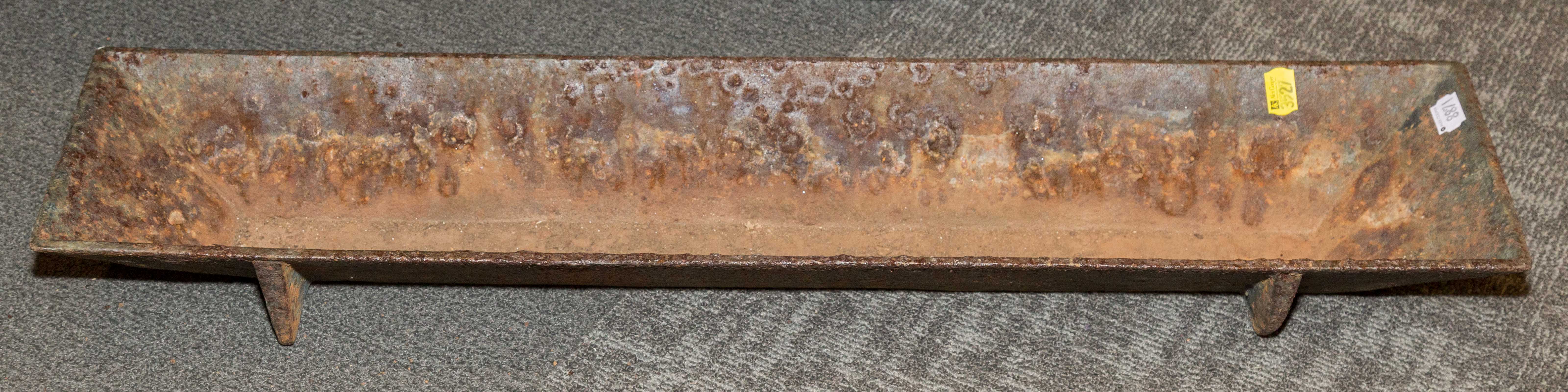 CAST IRON TROUGH Mount Mill Mfg.