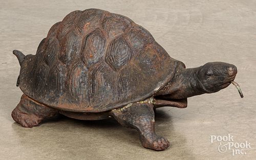 CAST IRON TURTLE GARDEN WATER