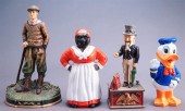 CAST IRON UNCLE SAM BANK, GOLF