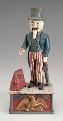 Cast iron Uncle Sam mechanical