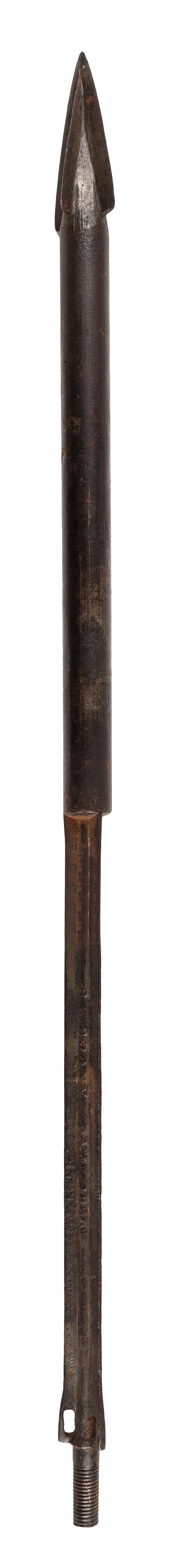 CAST IRON WHALING BOMBSHELL FOR A