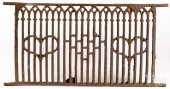 CAST IRON WINDOW GRATE, 19TH C