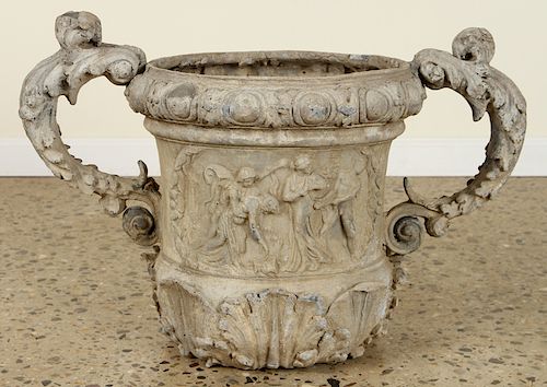 CAST LEAD NEOCLASSICAL FIGURAL