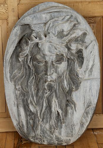 CAST LEAD WALL HUNG PLAQUE