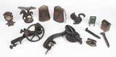 Cast Metal Banks, Bells, Kitch