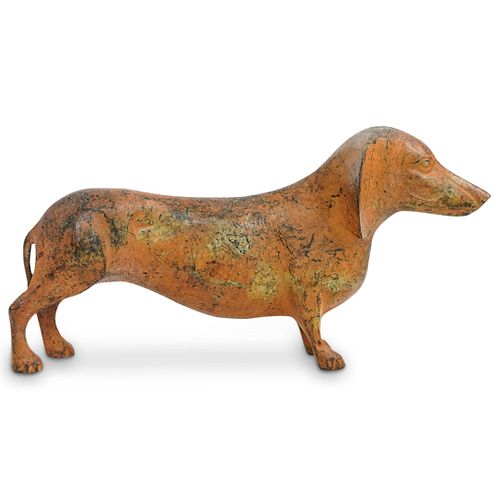 CAST METAL DOG