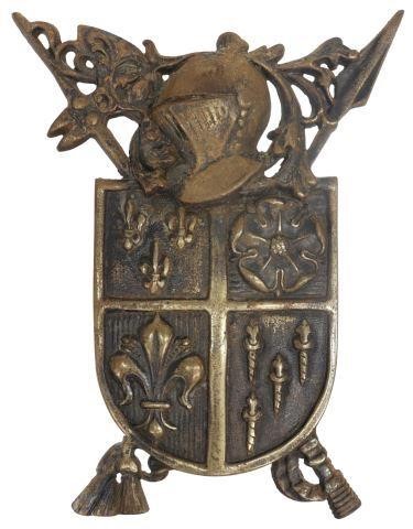 CAST METAL HERALDIC COAT OF