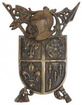 CAST METAL HERALDIC COAT OF AR
