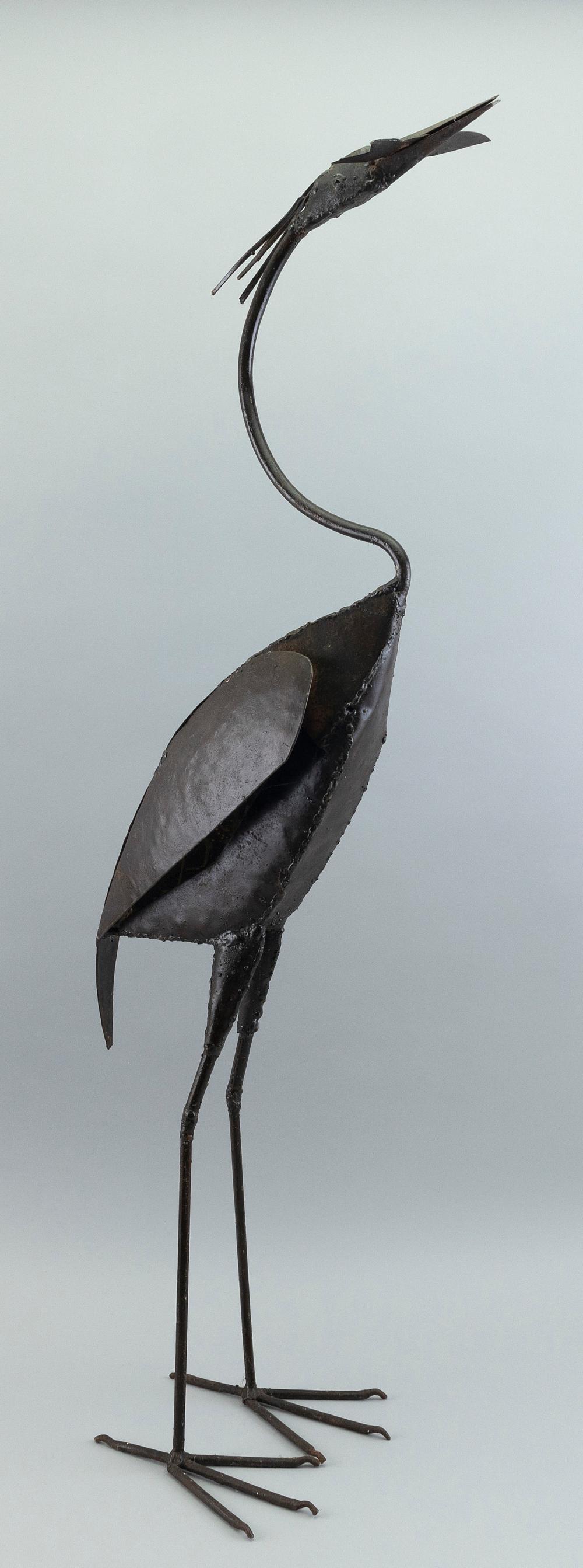 CAST METAL JAPANESE-STYLE CRANE