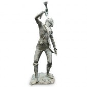 CAST METAL JAZZ PLAYER GARDEN