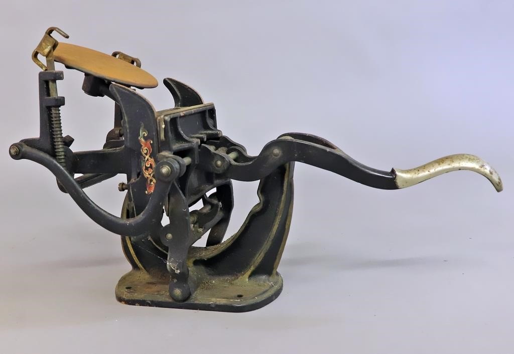 Cast metal printing press, late