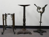 CAST METAL TABLE FRAME, WROUGH