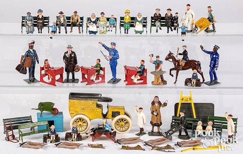 CAST METAL TRACK LAYOUT FIGURESCast