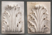 CAST PLASTER ACANTHUS LEAF REL