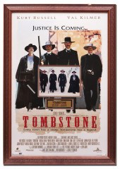 CAST SIGNED TOMBSTONE MOVIE ST