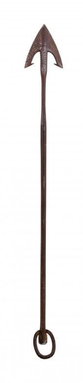 CAST STEEL GUN HARPOON 19TH CE