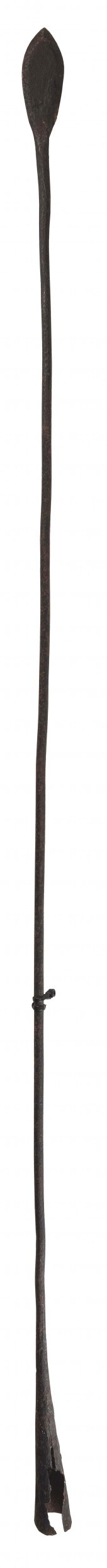 CAST STEEL LANCE 19TH CENTURY