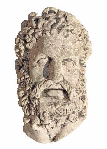 CAST STON GARDEN STATUARY, BUST