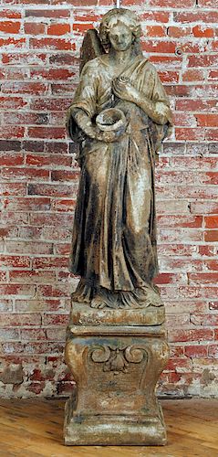 CAST STONE ANGEL GARDEN