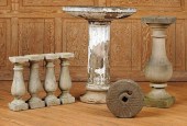 CAST STONE BIRD BATH BALUSTERS