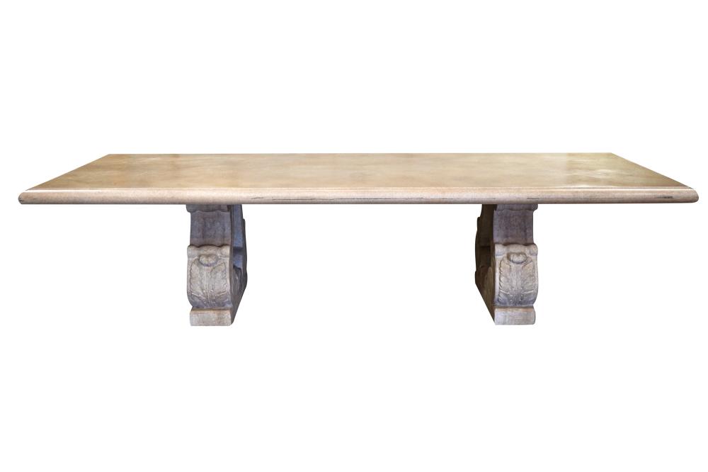 CAST STONE DINING TABLEthe