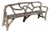 CAST STONE FAUX BOIS GARDEN BE