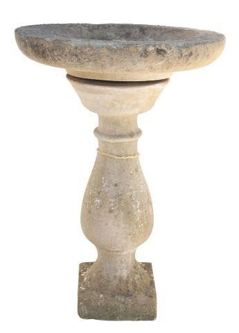 CAST STONE GARDEN BALUSTRADE BIRD