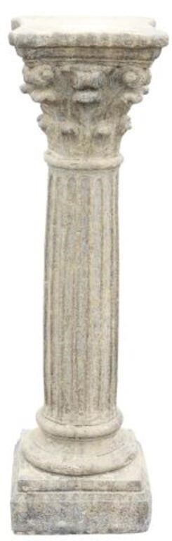 CAST STONE GARDEN PEDESTAL