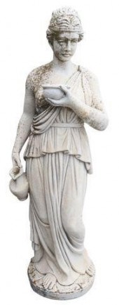 CAST STONE GARDEN SCULPTURE HE