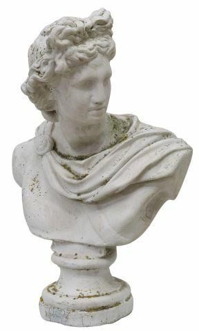 CAST STONE GARDEN STATUARY BUST