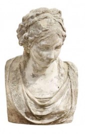 CAST STONE GARDEN STATUARY FEM