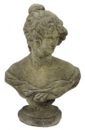 CAST STONE GARDEN STATUARY FEM