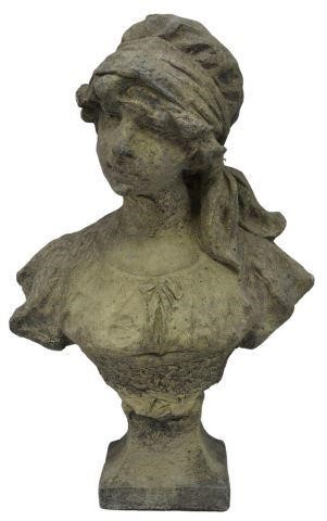 CAST STONE GARDEN STATUARY FEMALE