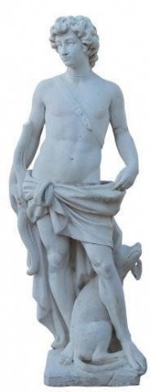 CAST STONE GARDEN STATUE OF AC