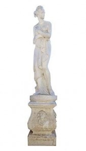 CAST STONE GARDEN STATUE, PAND