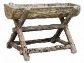 CAST STONE GARDEN TROUGH PLANT