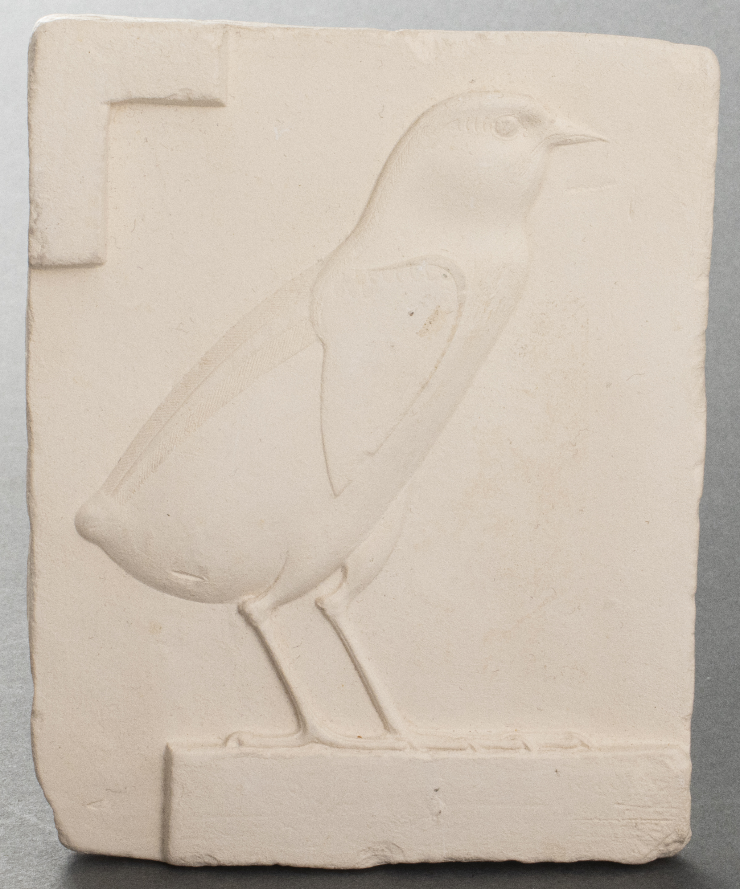 CAST STONE RELIEF BIRD PLAQUE AFTER