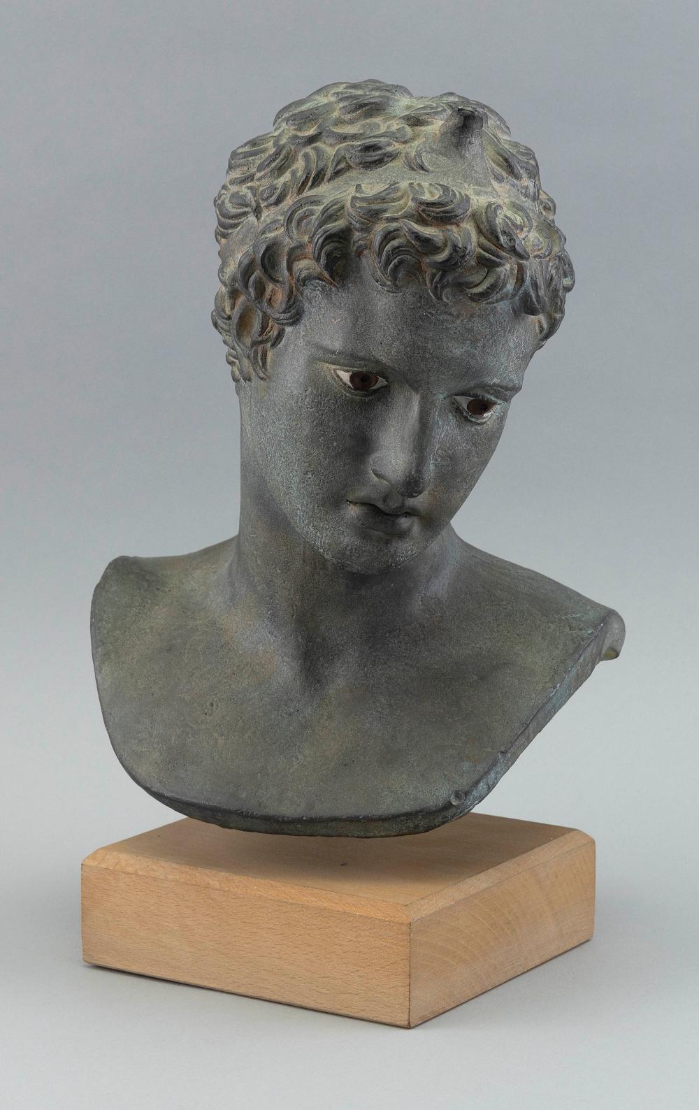 CAST WHITE METAL COPY OF A