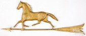 CAST ZINC RUNNING HORSE WEATHE