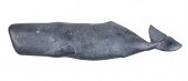 CAST ZINC SPERM WHALE WALL PLA
