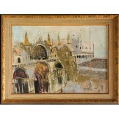 CASTAGNA, VENICE, OIL ON CANVA