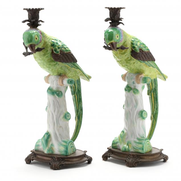 CASTILIAN, PAIR OF ORMOLU MOUNTED