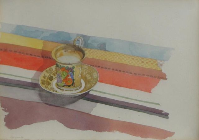 CASTILLO Jorge. 1980 Watercolor
